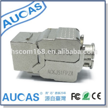 AUCAS UTP cat5e rj45 Modul Stecker / CAT6 Buchse Adapter Modul Stecker / Keystone Buchse 180 Grad